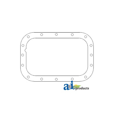 A & I Products Gasket, Transmission Case 16.4" x11" x0.1" A-521181M1